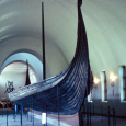Osebergskipet på Vikingskipmuseet på Bygdøy i Oslo. Foto: I. Giverholt, Scanpix.